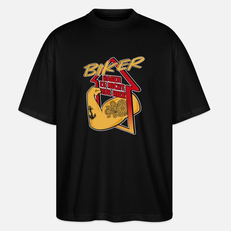 bizebs - Stanley/Stella Oversized Unisex Bio T-Shirt Blaster 2.0 - Schwarz