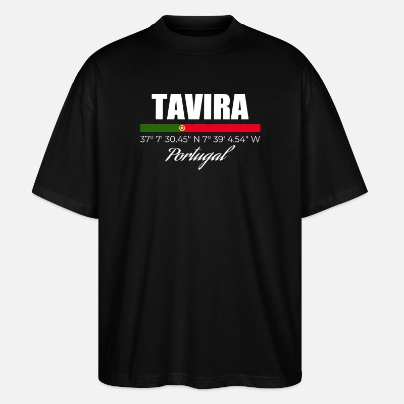 Tavira - Stanley/Stella Oversized Unisex Bio T-Shirt Blaster 2.0 - Schwarz