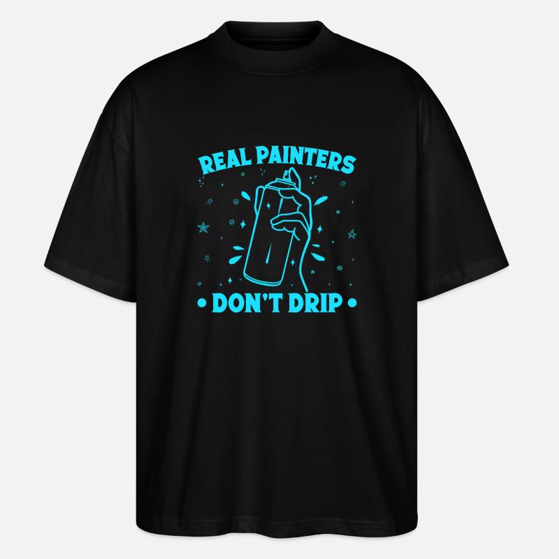 House Painter Dad Unique Gifts - Stanley/Stella Oversized Unisex Bio T-Shirt Blaster 2.0 - Schwarz