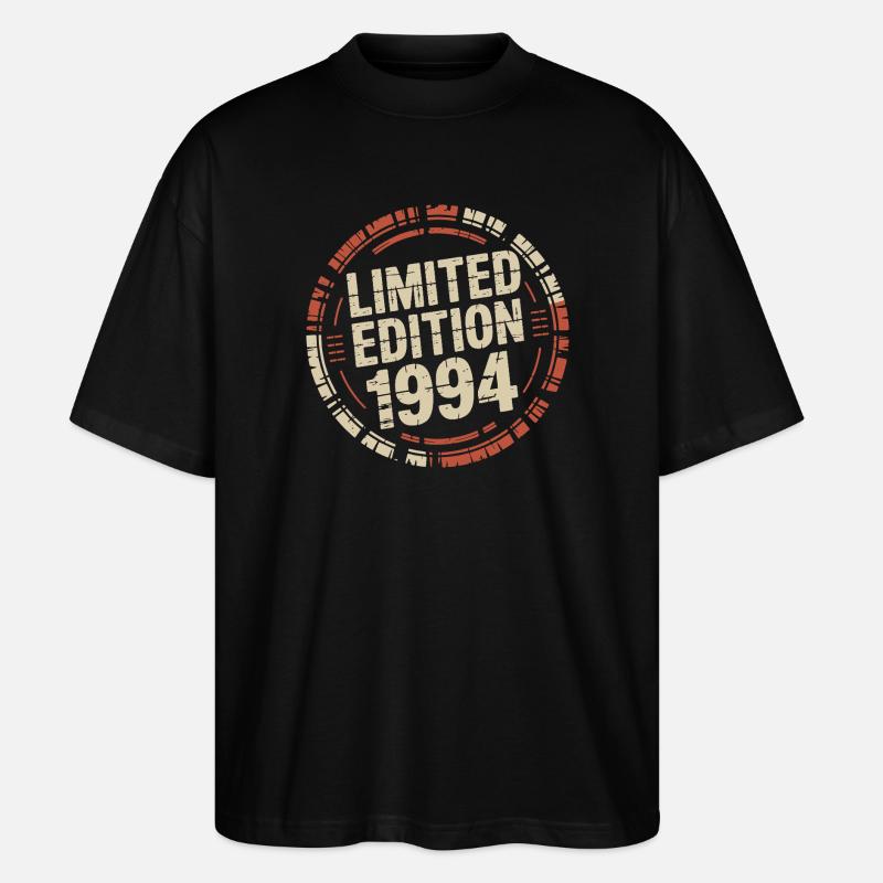 Édition limitée 1994 Rétro Badge Graphic - T-shirt bio Blaster 2.0 coupe oversize Stanley/Stella Unisexe - noir