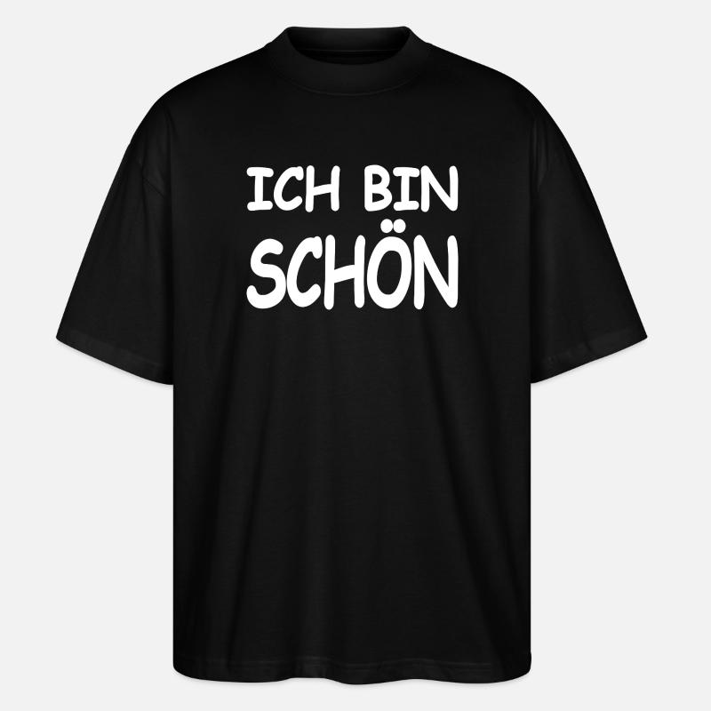 Schön - Stanley/Stella Oversized Unisex Bio T-Shirt Blaster 2.0 - Schwarz