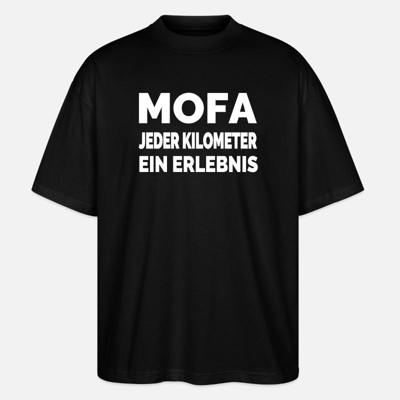 Mofa - Stanley/Stella Oversized Unisex Bio T-Shirt Blaster 2.0 - Schwarz