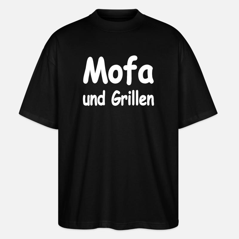 Mobylette - T-shirt bio Blaster 2.0 coupe oversize Stanley/Stella Unisexe - noir