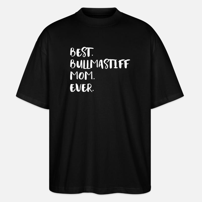 Bullmastiff - Stanley/Stella Oversized Unisex Bio T-Shirt Blaster 2.0 - Schwarz