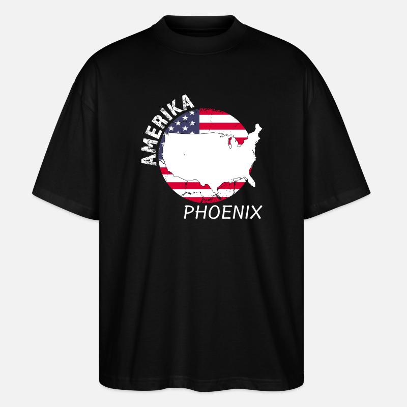 Phoenix - Stanley/Stella Oversized Unisex Bio T-Shirt Blaster 2.0 - Schwarz