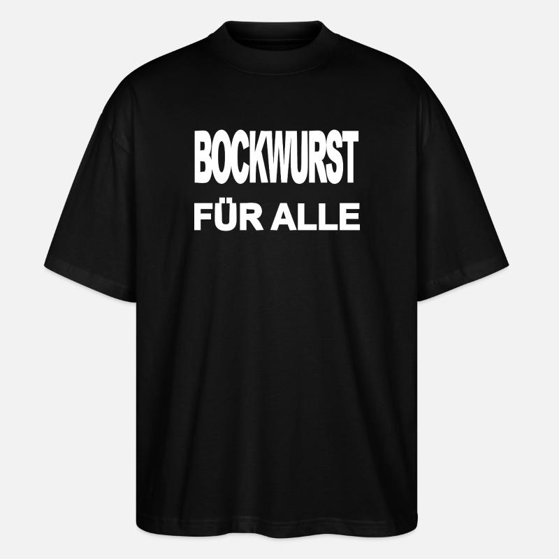 Bockwurst - T-shirt bio Blaster 2.0 coupe oversize Stanley/Stella Unisexe - noir