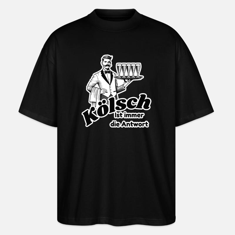 Kölsch – C’est toujours la solution Design - T-shirt bio Blaster 2.0 coupe oversize Stanley/Stella Unisexe - noir