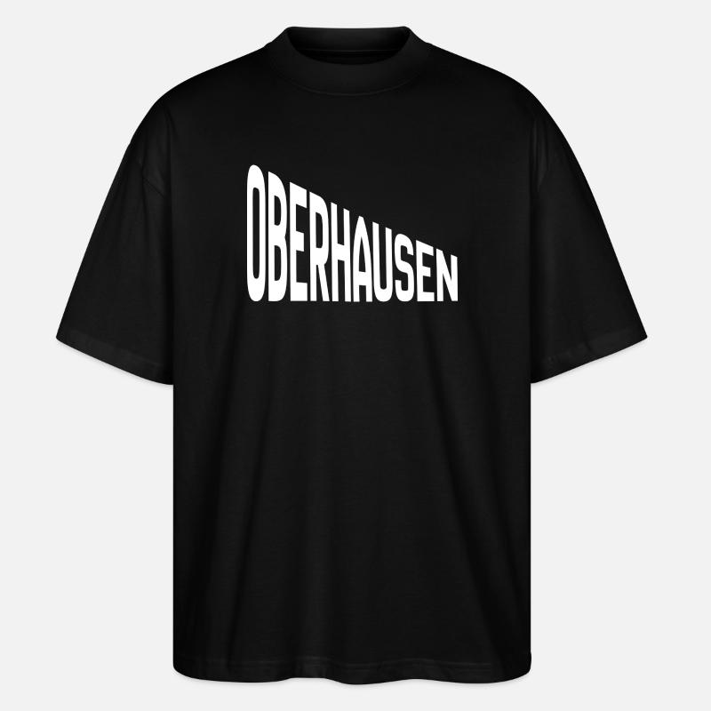 Oberhausen - Stanley/Stella Oversized Unisex Bio T-Shirt Blaster 2.0 - Schwarz