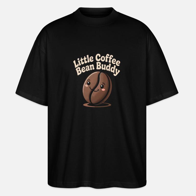 Kaffeebohne - Stanley/Stella Oversized Unisex Bio T-Shirt Blaster 2.0 - Schwarz