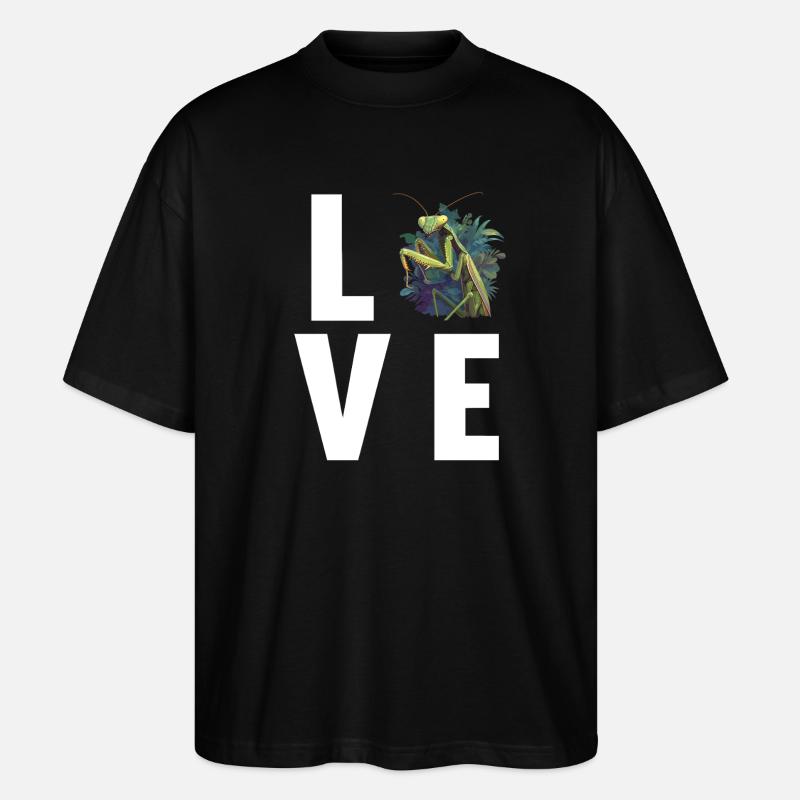 Praying mantises Praying mantis - Stanley/Stella Oversized Unisex Organic T-shirt Blaster 2.0 - black