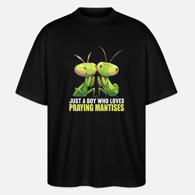 Praying mantises Praying mantis - Stanley/Stella Oversized Unisex Organic T-shirt Blaster 2.0 - black