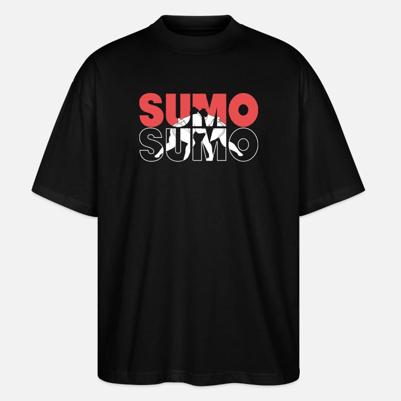 Sumo - Stanley/Stella Oversized Unisex Bio T-Shirt Blaster 2.0 - Schwarz
