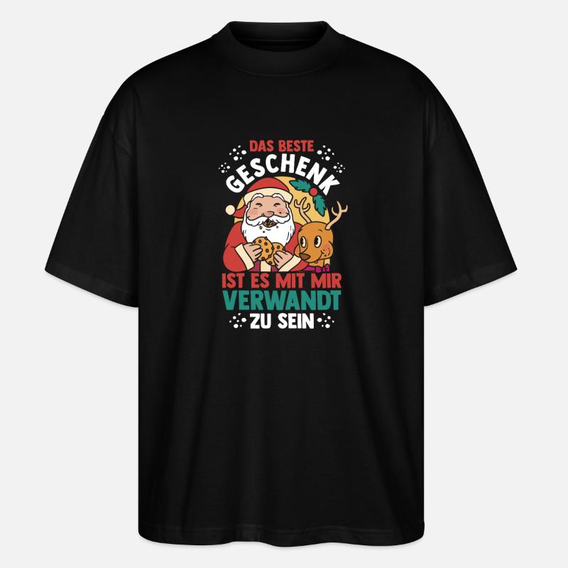 Bogenschütze Bogensport Bogenschießen - Stanley/Stella Oversized Unisex Bio T-Shirt Blaster 2.0 - Schwarz