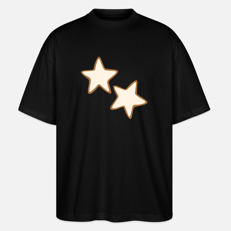 Biscuits Cinnamon Star - T-shirt bio Blaster 2.0 coupe oversize Stanley/Stella Unisexe - noir