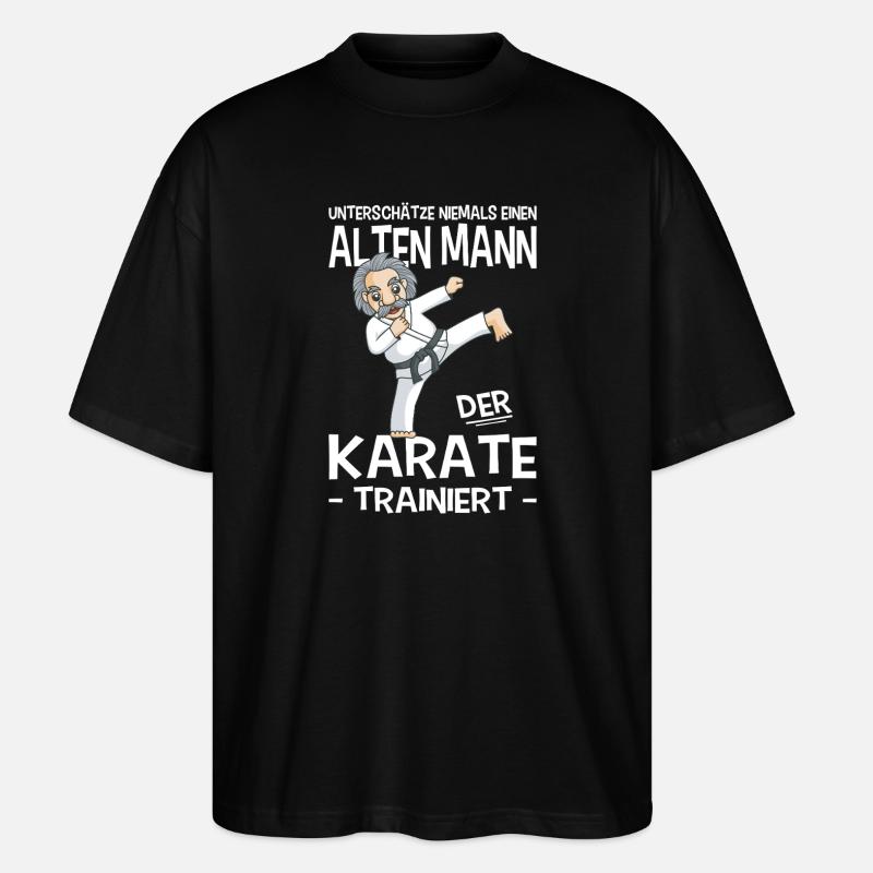 Karate Training Gifts Karate Training - Stanley/Stella Oversized Unisex Organic T-shirt Blaster 2.0 - black