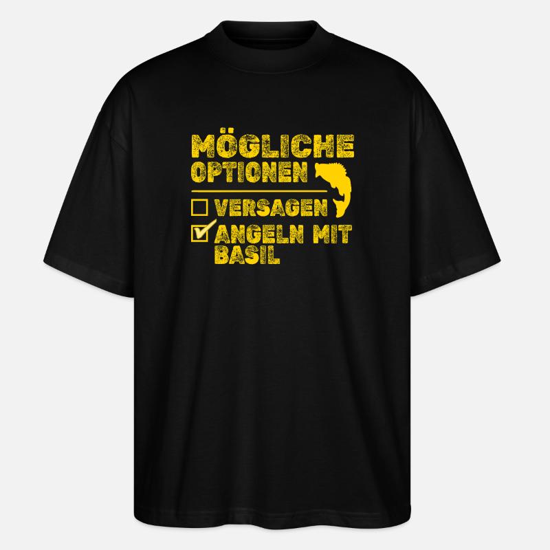 Basil Basil - Stanley/Stella Oversized Unisex Organic T-shirt Blaster 2.0 - black