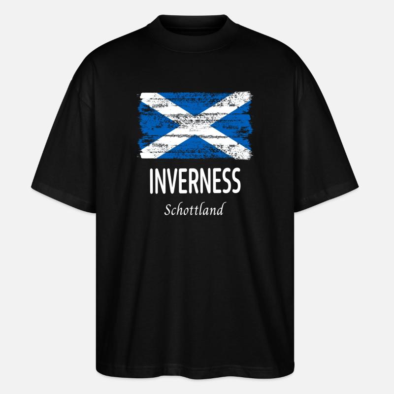Inverness - Stanley/Stella Oversized Unisex Organic T-shirt Blaster 2.0 - black