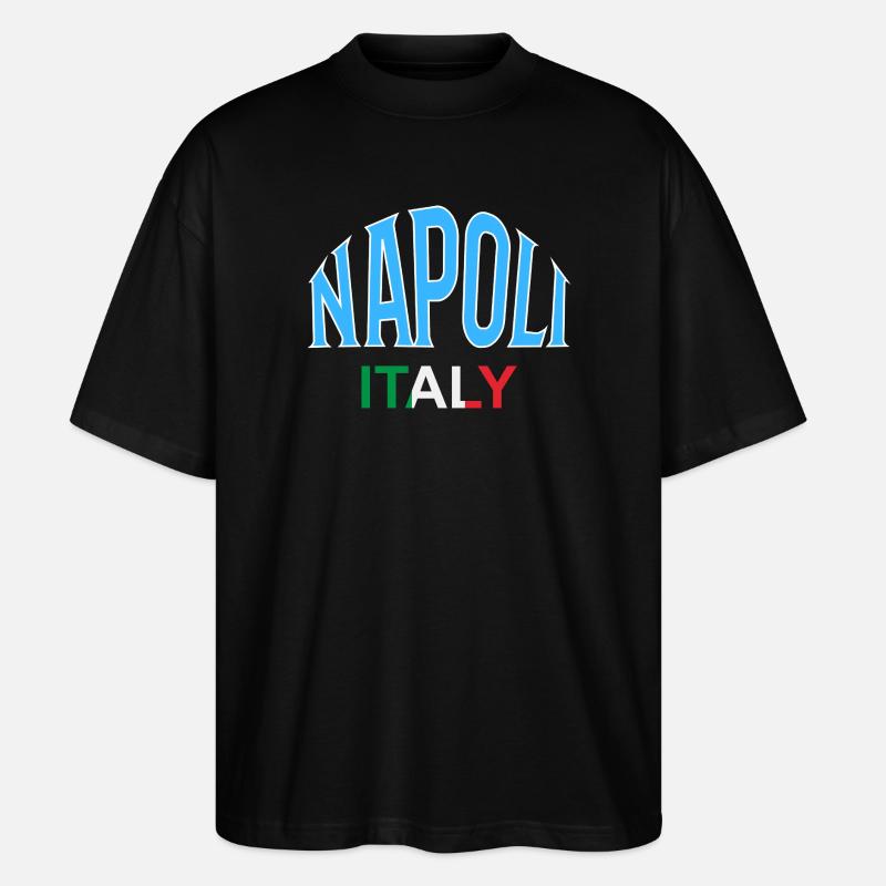 Napoli - Stanley/Stella Oversized Unisex Bio T-Shirt Blaster 2.0 - Schwarz