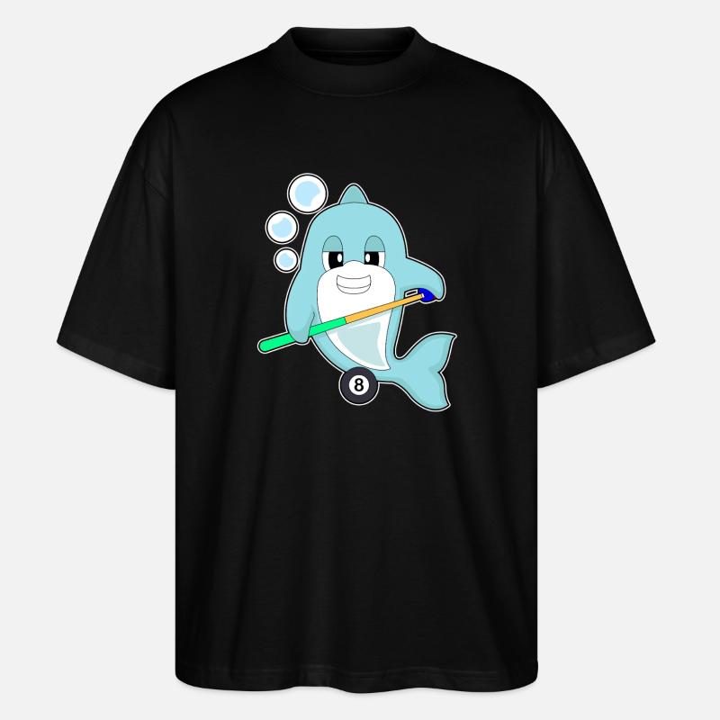Delfin Billiard Queue Sport - Stanley/Stella Oversized Unisex Bio T-Shirt Blaster 2.0 - Schwarz