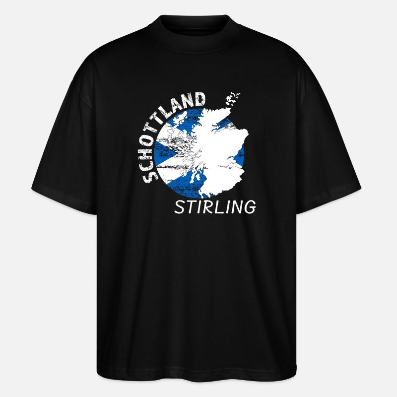 Stirling - Stanley/Stella Oversized Unisex Bio T-Shirt Blaster 2.0 - Schwarz