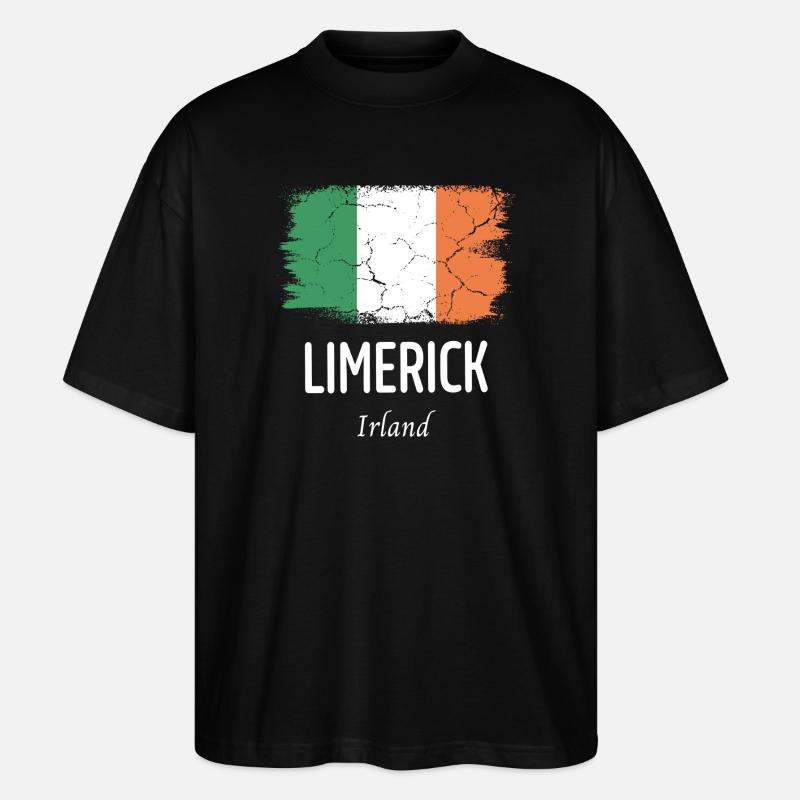 limerick - Stanley/Stella Oversized Unisex Organic T-shirt Blaster 2.0 - black