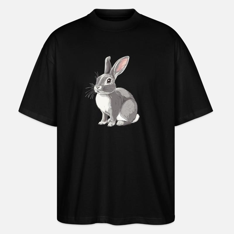 Lapin Lapin - T-shirt bio Blaster 2.0 coupe oversize Stanley/Stella Unisexe - noir