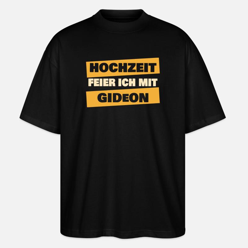 JGA Gideon - Stanley/Stella Oversized Unisex Bio T-Shirt Blaster 2.0 - Schwarz