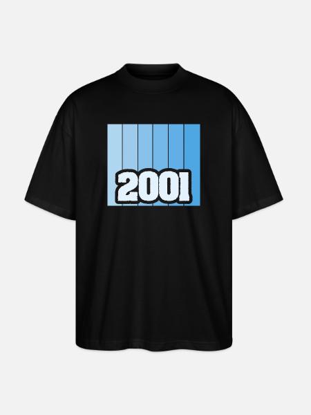 2001 - T-shirt bio Blaster 2.0 coupe oversize Stanley/Stella Unisexe - noir