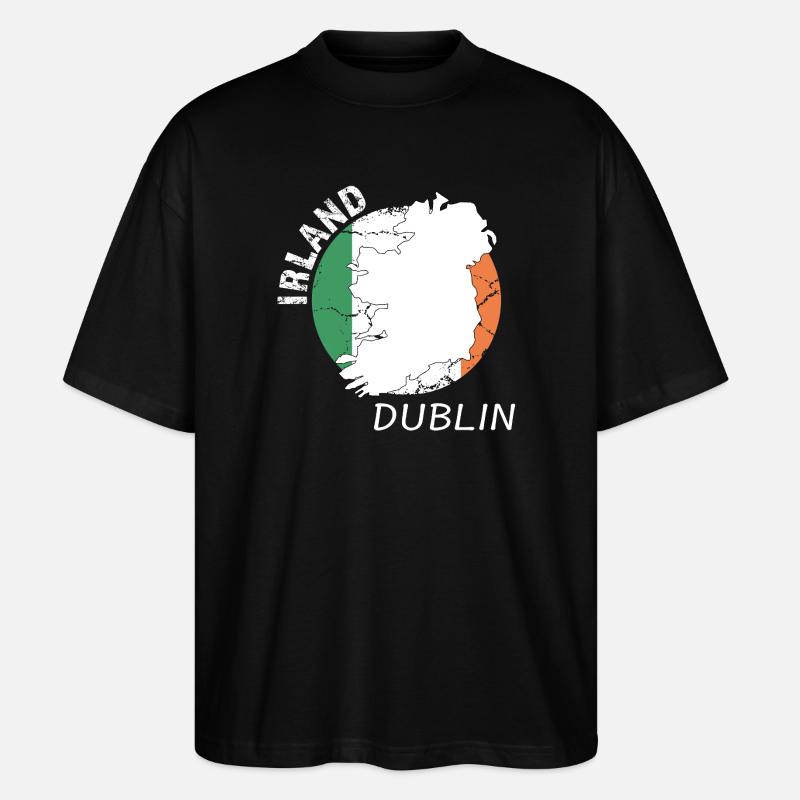 Dublin - Stanley/Stella Oversized Unisex Bio T-Shirt Blaster 2.0 - Schwarz