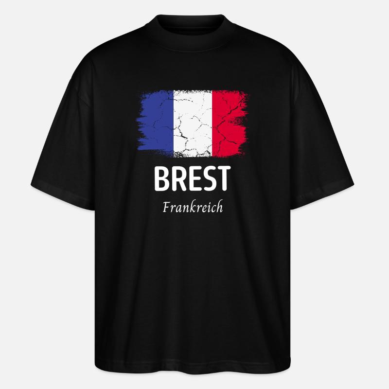 Brest - T-shirt bio Blaster 2.0 coupe oversize Stanley/Stella Unisexe - noir