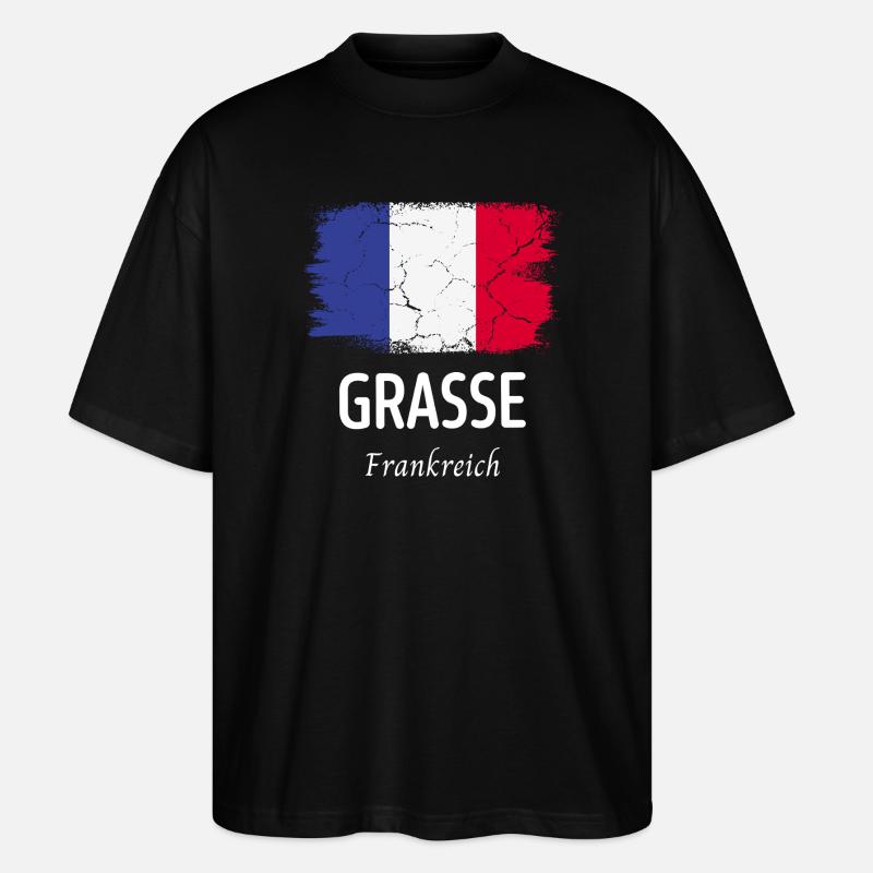 Grasse - Stanley/Stella Oversized Unisex Bio T-Shirt Blaster 2.0 - Schwarz