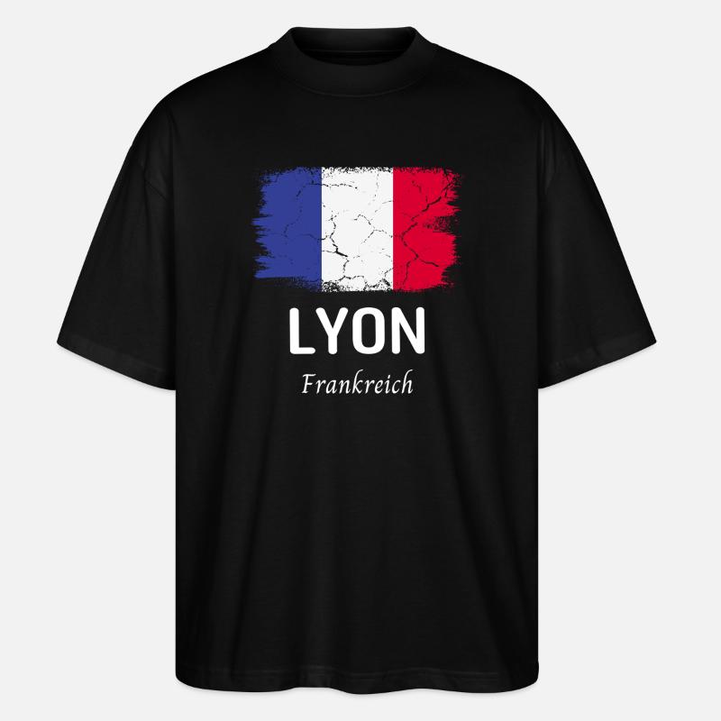 Lyon - T-shirt bio Blaster 2.0 coupe oversize Stanley/Stella Unisexe - noir