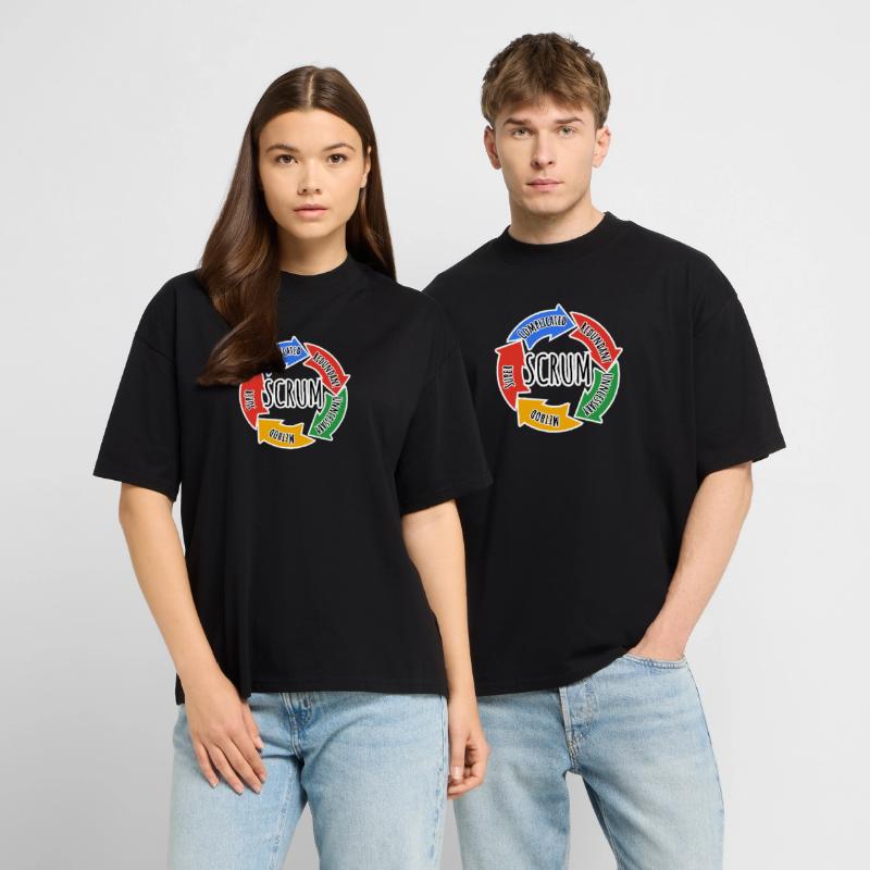 Scrum Framework for Agile Working in Development Stanley/Stella Oversized Unisex Organic T-shirt Blaster 2.0
