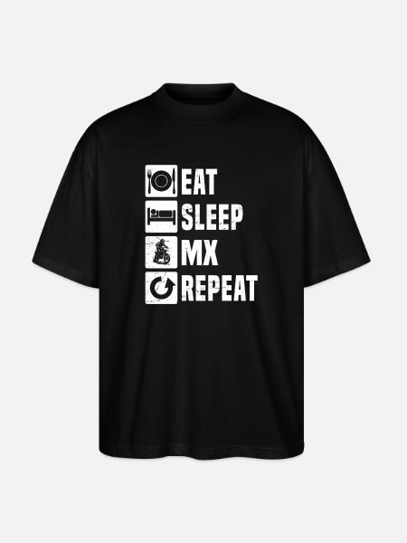 Conception motocross Power Motocross - T-shirt bio Blaster 2.0 coupe oversize Stanley/Stella Unisexe - noir