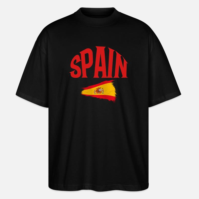 Spain - Stanley/Stella Oversized Unisex Bio T-Shirt Blaster 2.0 - Schwarz