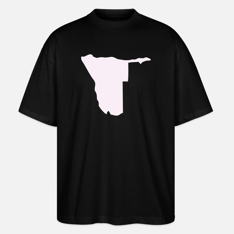 Nambia Silhouette - Stanley/Stella Oversized Unisex Bio T-Shirt Blaster 2.0 - Schwarz