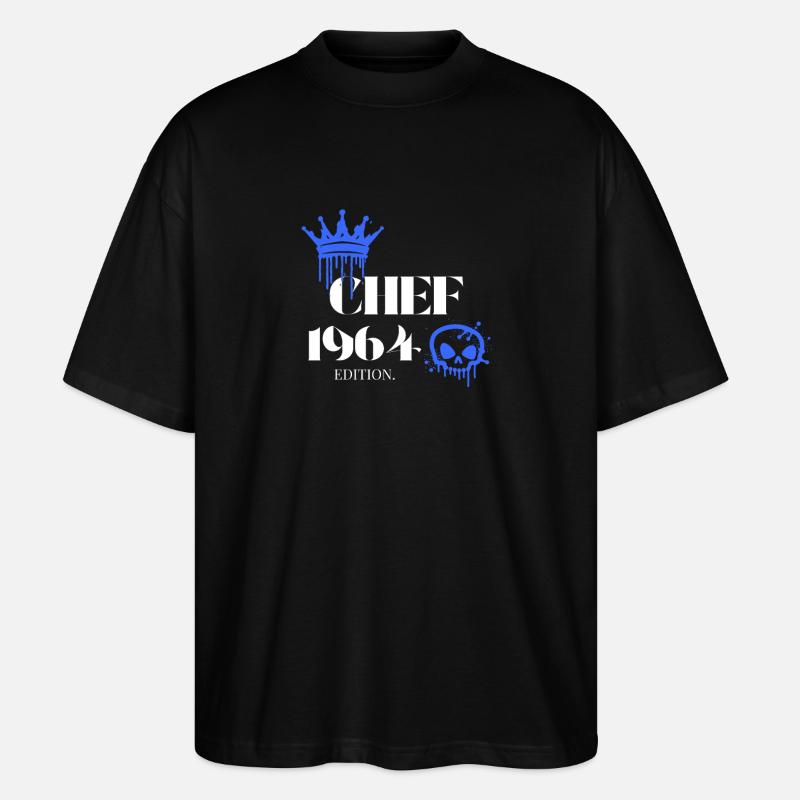 Édition Chef 1964 61 anniversaire Déclaration - T-shirt bio Blaster 2.0 coupe oversize Stanley/Stella Unisexe - noir