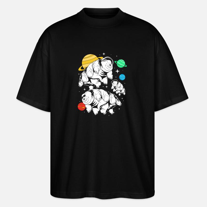Tardigrade Tardigrade Ours d’eau tardigrade - T-shirt bio Blaster 2.0 coupe oversize Stanley/Stella Unisexe - noir