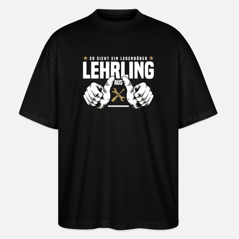 Apprentice - Stanley/Stella Oversized Unisex Organic T-shirt Blaster 2.0 - black