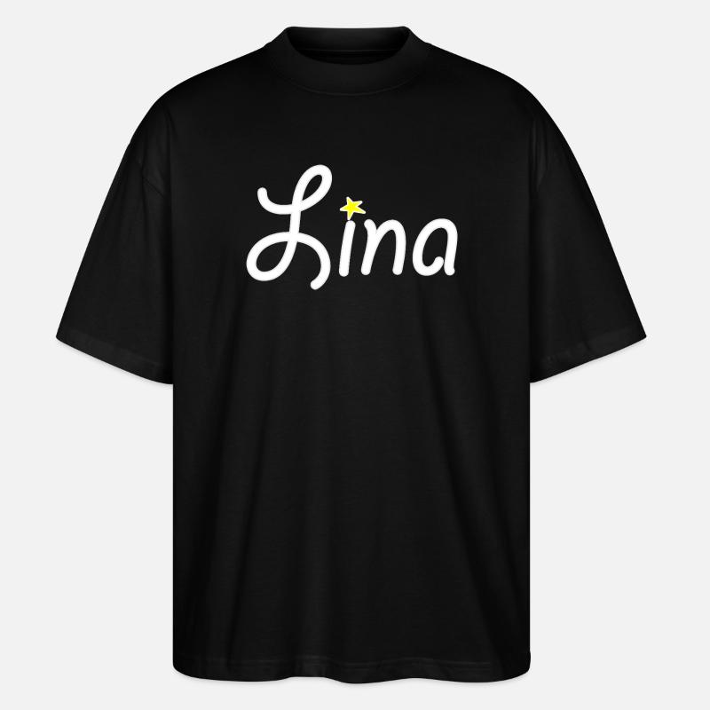 Lina - Stanley/Stella Oversized Unisex Bio T-Shirt Blaster 2.0 - Schwarz
