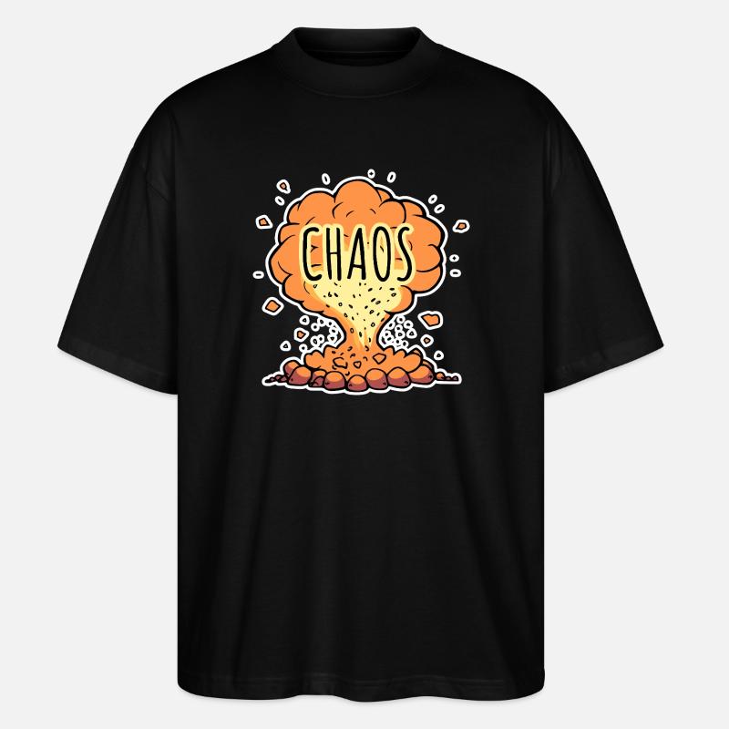 Absolutes CHAOS! - Stanley/Stella Oversized Unisex Bio T-Shirt Blaster 2.0 - Schwarz