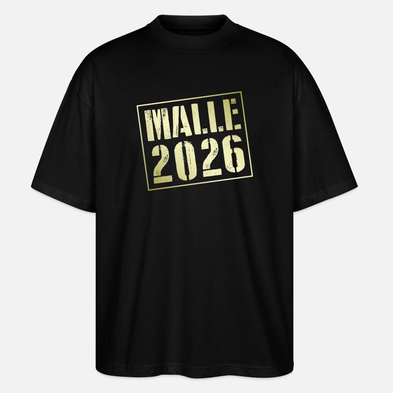 Malle 2026 - Stanley/Stella Oversized Unisex Bio T-Shirt Blaster 2.0 - Schwarz
