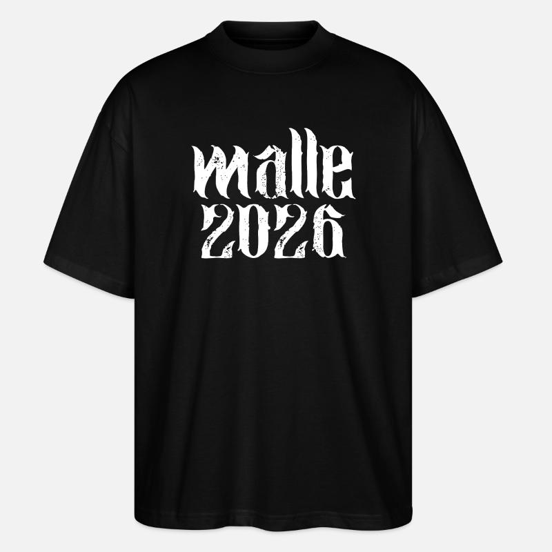 Malle 2026 - Stanley/Stella Oversized Unisex Bio T-Shirt Blaster 2.0 - Schwarz