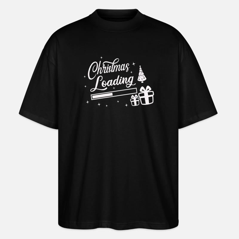 Christmas Loading - Stanley/Stella Oversized Unisex Bio T-Shirt Blaster 2.0 - Schwarz