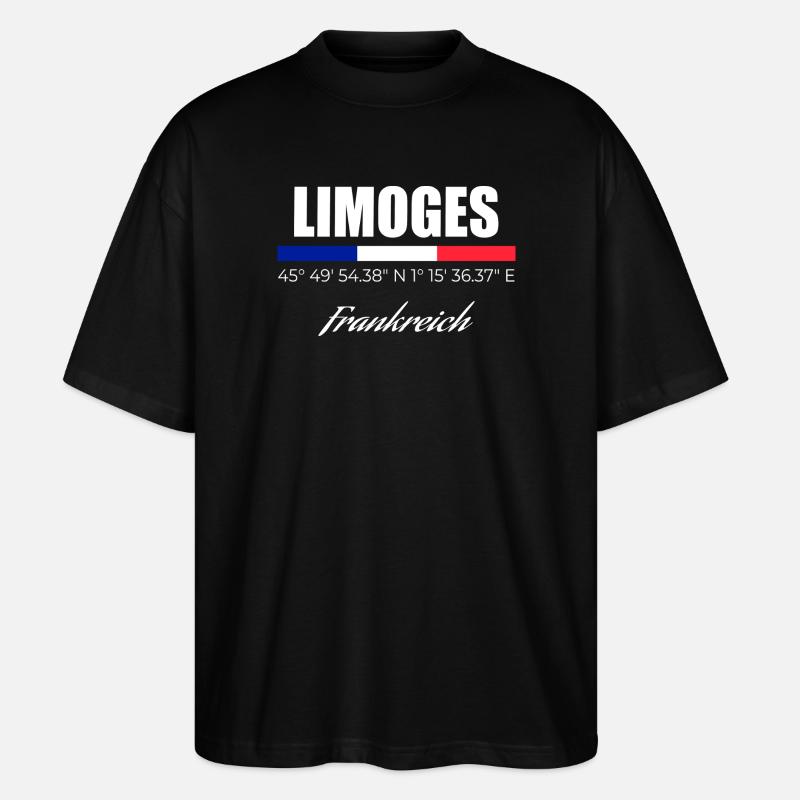 Limoges - T-shirt bio Blaster 2.0 coupe oversize Stanley/Stella Unisexe - noir