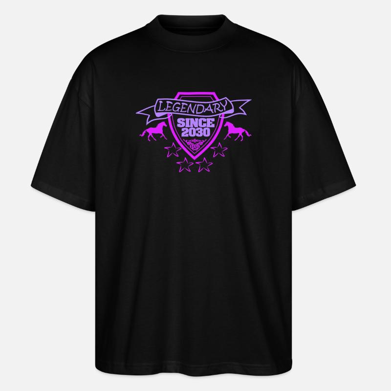 2030 - Stanley/Stella Oversized Unisex Bio T-Shirt Blaster 2.0 - Schwarz