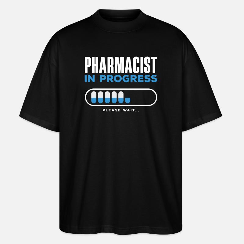 Apotheker Pharmazeutisch-technischer - Stanley/Stella Oversized Unisex Bio T-Shirt Blaster 2.0 - Schwarz