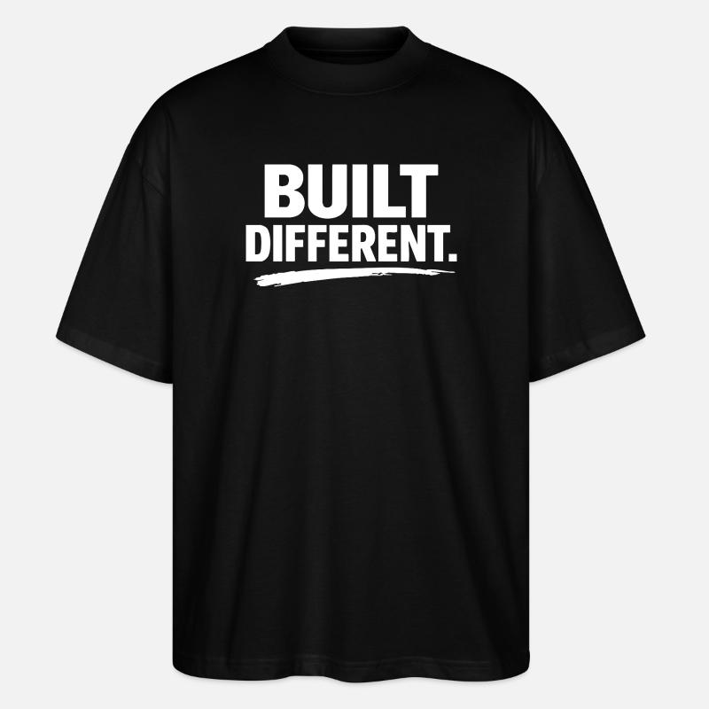 Anders gebaut - Stanley/Stella Oversized Unisex Bio T-Shirt Blaster 2.0 - Schwarz