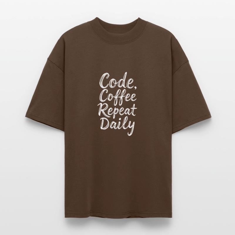 Code Sleep Debug Repeat Programmer Shirt T-shirt bio Blaster 2.0 coupe oversize Stanley/Stella Unisexe