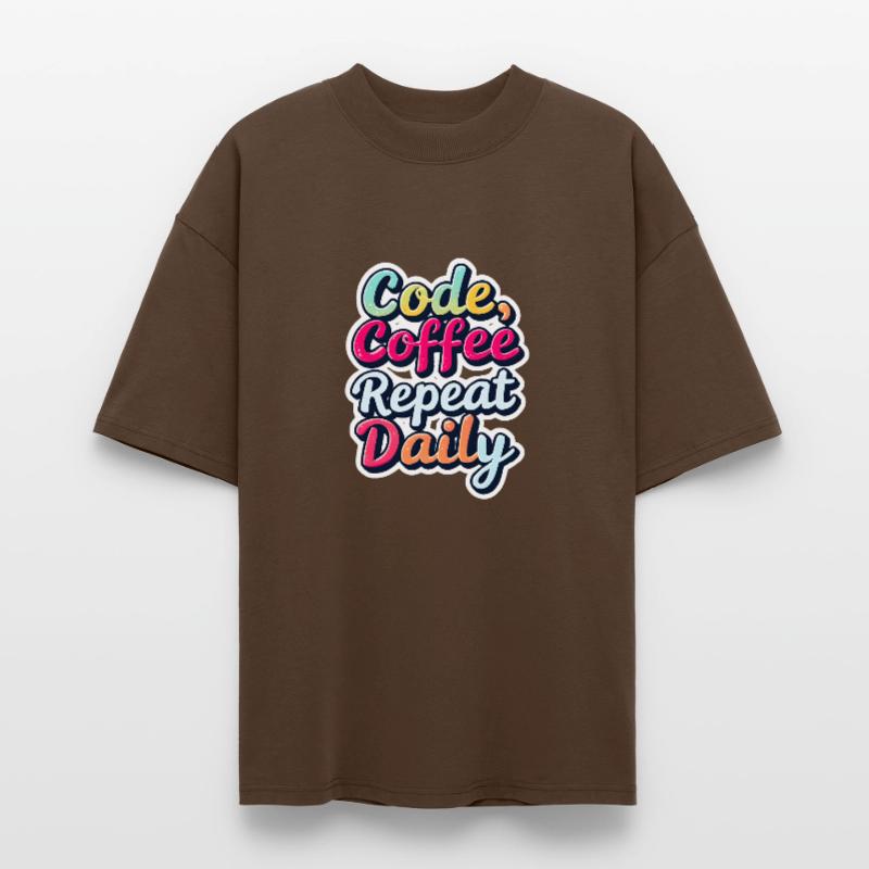 Code Sleep Debug Repeat Programmer Shirt T-shirt bio Blaster 2.0 coupe oversize Stanley/Stella Unisexe